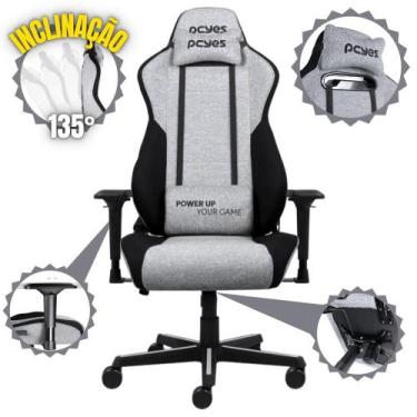 Imagem de Cadeira Gamer Escritório Rosa Mad Racer V8 Turbo Pcyes Com Inclinação 