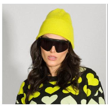 Imagem de Gorro touca trico colorida feminina grife - Ana Gonçalves , Lima