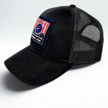 Imagem de Bone Premium Fast Back Original Bordado 3d Telinha Snapback, Cinza, UN