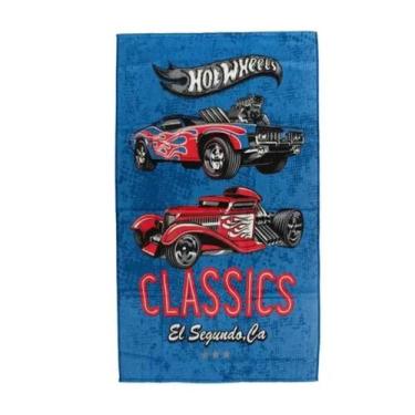 Imagem de Toalha de Banho Felpuda Licenciada Infantil Hot Wheels - Dohler