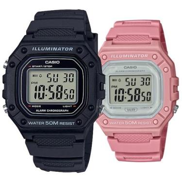 Imagem de Kit 2 Relógios de Pulso Casio Moderno Esportivo Feminino Masculino Pro
