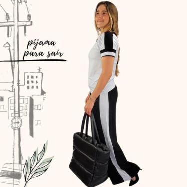 Imagem de Pijama Feminino Homewear Preguistê Multifuncional Ocasional Plenitude 