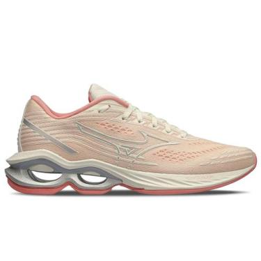 Imagem de Tênis Mizuno Wave Creation 24 Feminino Bege, Bege rosa, 38