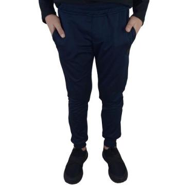 Imagem de Calça Infantil KingJoe Slim Azul Malha Marinho CL1040 - King&Joe, 02