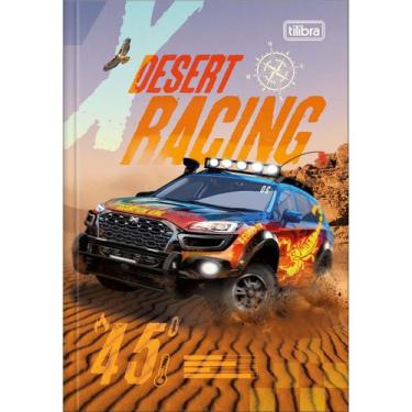 Imagem de Caderno brochura capa dura 1/4 x-racing 48 folhas Tilibra, Deserto