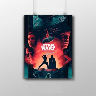 Imagem de Placa Decorativa Star Wars - O Império Contra-Ataca - Nerdecs