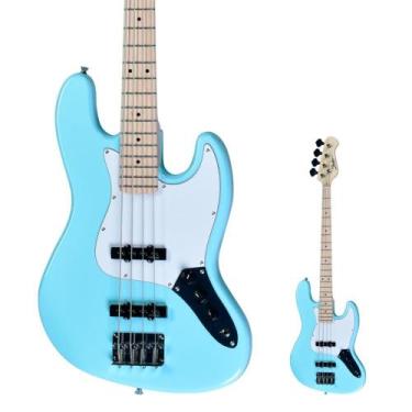 Imagem de Baixo 4 Cordas Jazz Bass Shelter SHJB75 PRO Sonic Blue