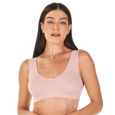 Imagem de Top Sem Costura E Sem Bojo Zee Rucci, GG, Rosa nude