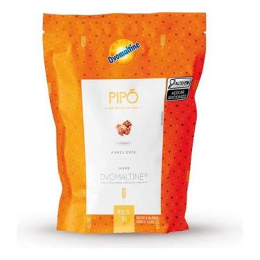 Imagem de Pipoca Gourmet Doce Sache Sabor Ovomaltine 90g Lanche Crocante Achocol