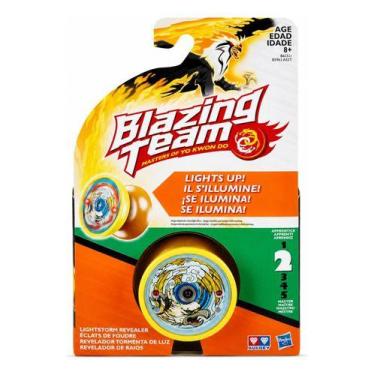 Imagem de Ioiô Blazing Team Lightstorm Revealer Águia Luz Led Hasbro Amarelo