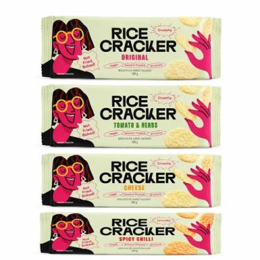 Imagem de Combo 4 uni. biscoito arroz rice cracker lime & pepper 100g