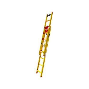 Imagem de Escada Fibra Extensiva 3,83mt 13deg Botafogo Pratica EFP9913