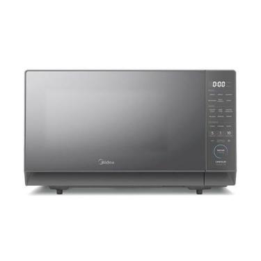 Imagem de Micro-ondas 27L Prata Porta Espelhada MasterCook Midea, Prata, 220V