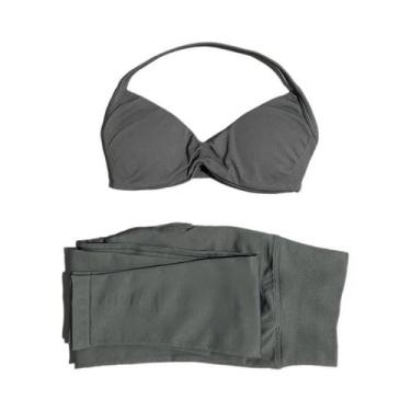 Imagem de Conjunto De Yoga E Treino Feminino Sem Costura De 2 Peças: Top Halter 