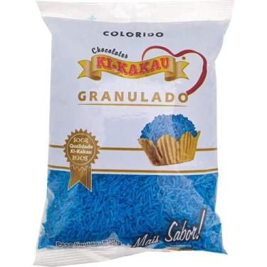 Imagem de Granulado Azul 500g para Confeitaria e Decoração de Doces - Ki Kakau