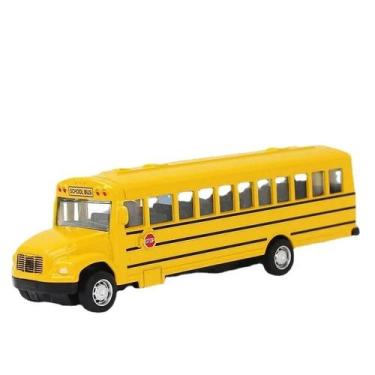 Imagem de Ônibus Urbano De Liga Fundida 1/64 Para Meninos, Carro De Brinquedo Co
