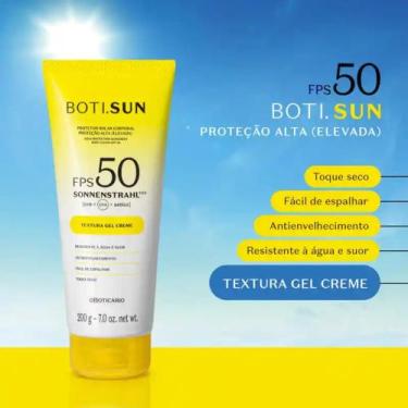 Imagem de Protetor Solar Corporal Gel Creme FPS50 BOTI.SUN 200g - oboticario