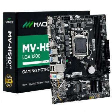 Imagem de Placa Mãe Macrovip H510, Intel LGA 1200, DDR4, Micro ATX - H510