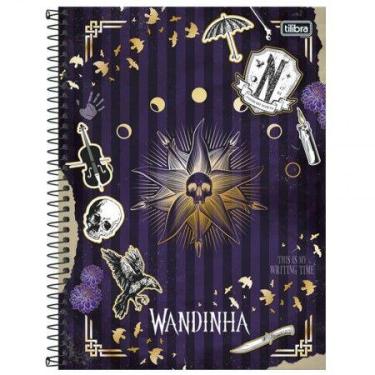 Imagem de Caderno espiral capa dura universitário 10x1 160 folhas Wandinha - Til