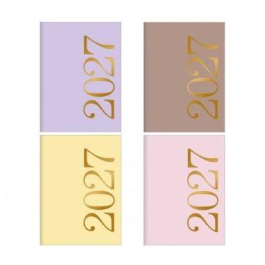 Imagem de Agenda planner grampeado mensal Vanilla 200x275mm 2027 - Tilibra