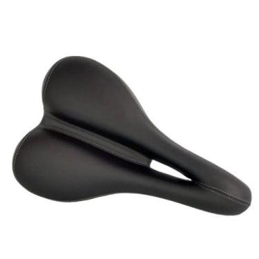 Imagem de Selim Plush Vazado VL-3112 - VELO Preto com cinza