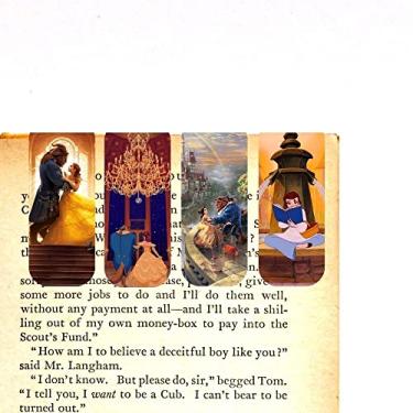 Imagem de Marcadores de página Magnéticos - A Bela e a Fera (4 un)