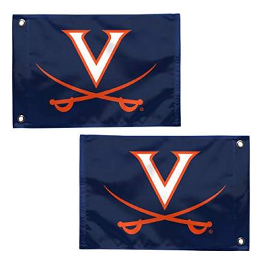 Imagem de WinCraft Virginia Cavaliers bandeira de barco de golfe 32 x 45 cm