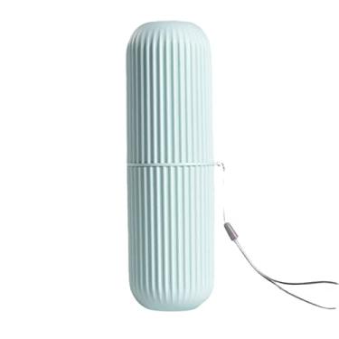 Imagem de YUANstore Suporte portátil de pasta de dentes para viagem, estojo de armazenamento, caixa organizadora para armazenamento doméstico, suporte ao ar livre, acessório de banheiro