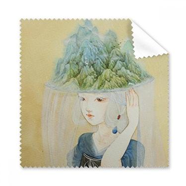 Imagem de Hats Beauty Chinês Antigo Illustrator Pano de Limpeza para Tela de Telefone, 5 peças