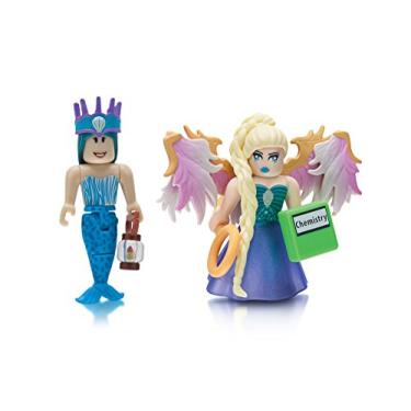 Imagem de Roblox Celebrity Collection - Neverland Lagoon: Crown Collector + Royale High School: Enchantress Two Figure Bundle [Includes 2 Exclusive Virtual Items]