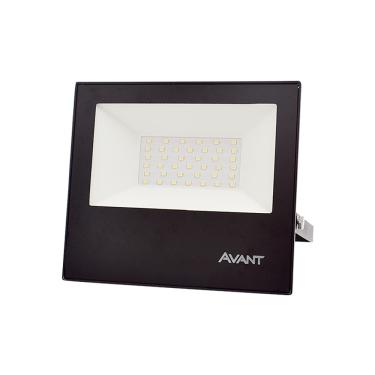 Imagem de Refletor Avant Led Slim Preto 50W 6500K Luz Branca