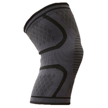 Imagem de Joelheira Elástica Esportiva Compressiva Articulada Resistente Estabilidade Musculação Academia Bike