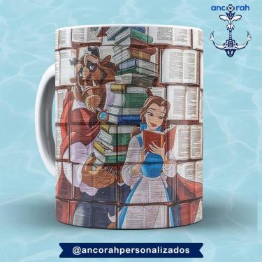 Imagem de Caneca - Livros da Bela