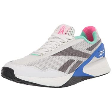 Imagem de Reebok Tênis unissex Speed 21 Tr Cross Trainer, Branco/Dica de menta/azul, 13.5 Women/12 Men