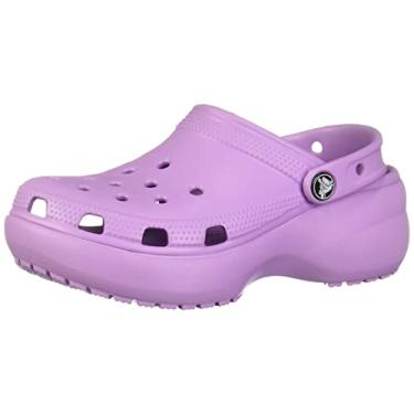 Imagem de Sandália Classic Platform Clog, Crocs, Adulto-Unissex, Orchid, 35