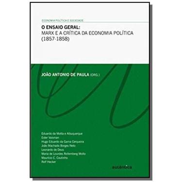 Imagem de Ensaio Geral, O: Marx E A Critica Da Economia Poli