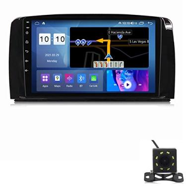 Imagem de Android 11 rádio estéreo do carro para benz classe r w251 r280 r300 r320 r350 r63 07-11 navegação gps 9''head unidade multimídia player receptor de vídeo com carplay automático/swc link espelho,M300s
