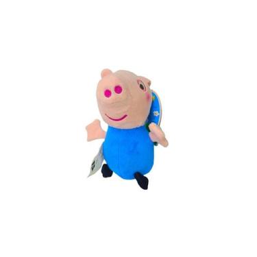 Papai Pig Pelúcia Desenho Peppa Pig, Tam 30cm - Envio Rápido