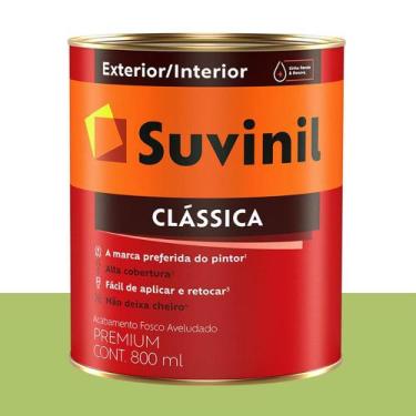 Imagem de Tinta Clássica Fosca Suvinil Creme De Aspargos 800 Ml