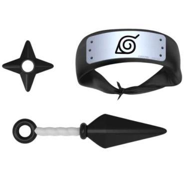 Kit Naruto - Boneco Naruto + Bandana Aldeia da Folha + Colar Akatsuki -  Outros Livros - Magazine Luiza