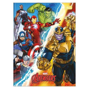 Imagem de Caderno Universitário Brochura Avengers 80 Folhas Tilibra