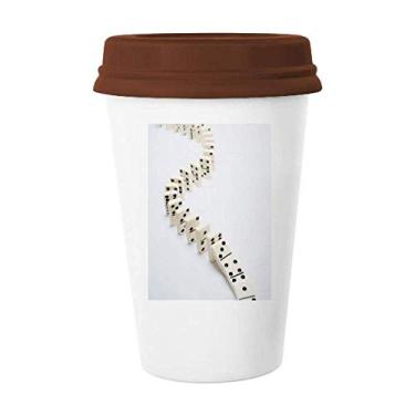 Imagem de Domino Pai Gow Photo Caneca de jogos Caneca de café Copo de cerâmica