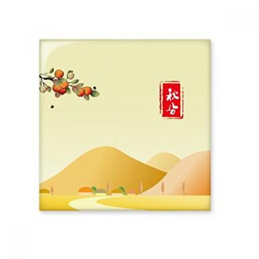 Imagem de Autumnal Equinox Twenty Four Solar Term Azulejo de cerâmica brilhante Decalque de pedra adornada tijolo vitrificado