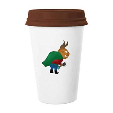 Imagem de Caneca de cerâmica Bull Demon Westing de vidro bebendo cerâmica copo