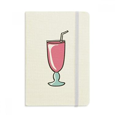 Imagem de Caderno com capa dura em tecido oficial Pink Cup Sweet Ice Cream Diário clássico