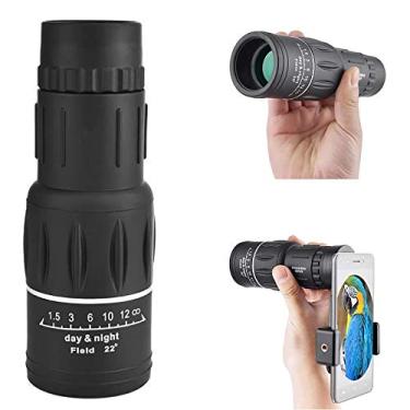 Imagem de Telescópio monocular 16X52, monóculos compactos de prisma de alta potência para adultos, crianças, para observação de pássaros, caminhadas, concertos, viagens