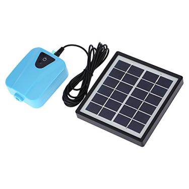 Imagem de Chusui Energia Solar/DC carregamento Oxygen Oxygenator Water Pump Pond gaseificador com 1 Air Pedra Aquário Bomba de Ar 2L / min CX