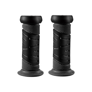 Imagem de Tachiuwa Punhos de guidão de bicicleta Punhos de guidão de bicicleta Manuseio confortável Punhos de bicicleta para meninos e meninas que em bicicletas de, PRETO