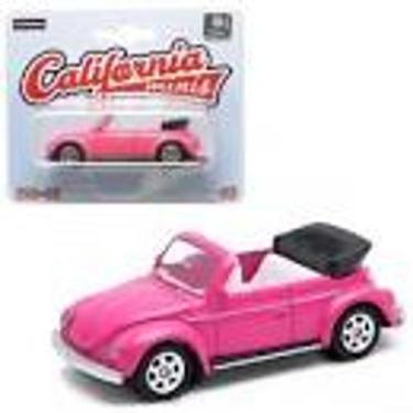Imagem de Miniatura Fusca Rosa Conversivel 1/64 Califórnia Minis