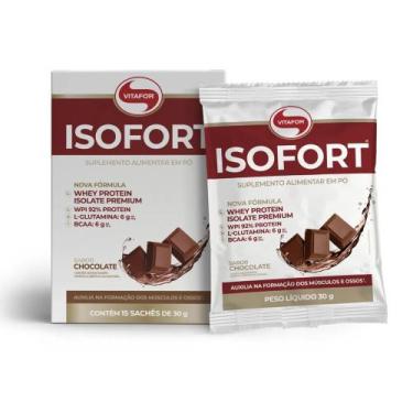 Imagem de Isofort Sachê Display (15 Sachês 30G) - Sabor Chocolate